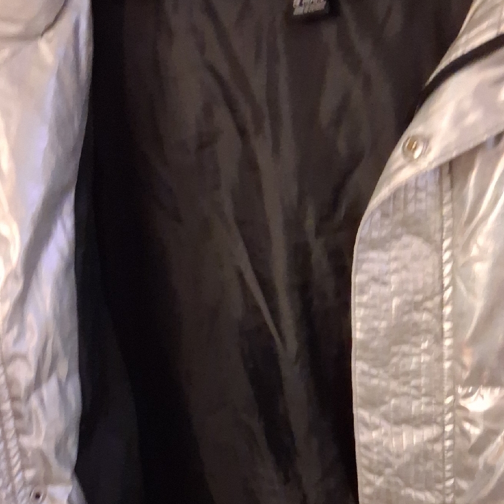 Forever 21 Silver Puffer Jacket - image 6